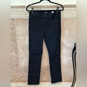 Lucky brand ‘Brooke straight’ black straight leg jean size 10/30R ‘